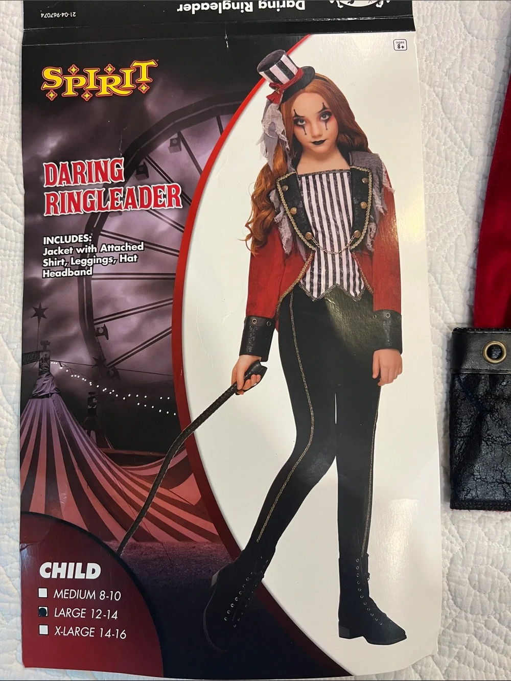 Spirit Daring Ringleader Costume - Red, Black & Gold